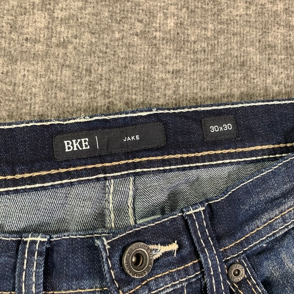 BKE Jake Jeans Men 30x30 Bootcut Western Cowboy Gaucho Stretch NEW - Picture 5 of 14